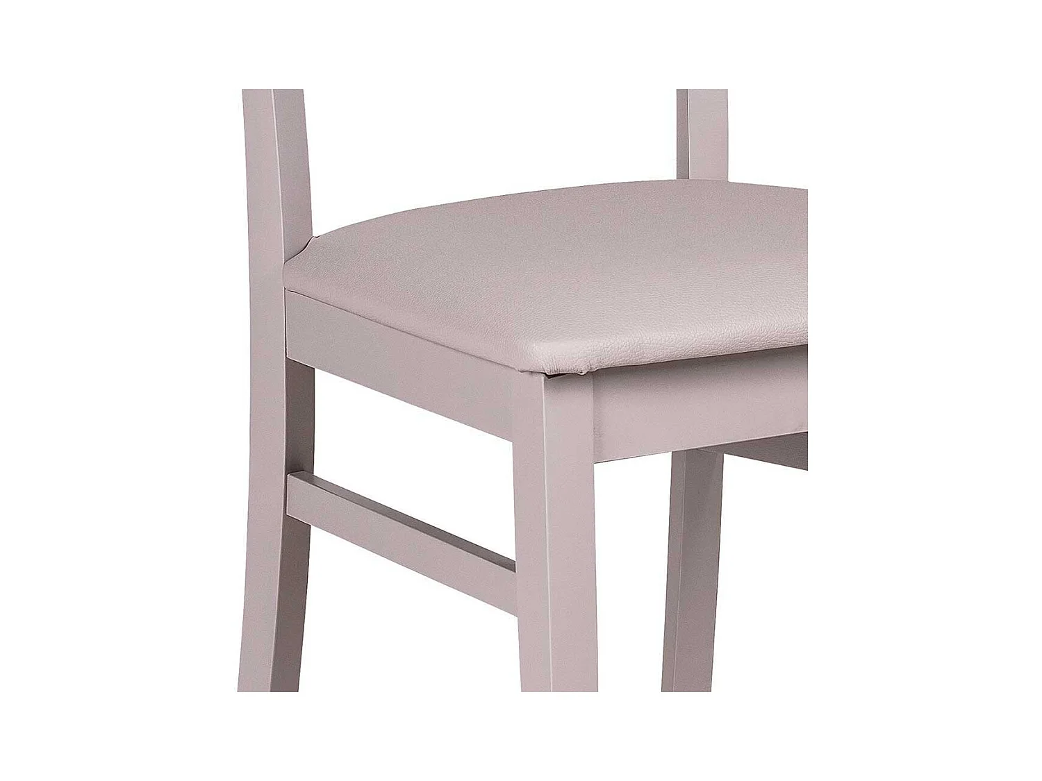 Esstischstuhl in Hellgrau Buche Massivholz (2er Set)