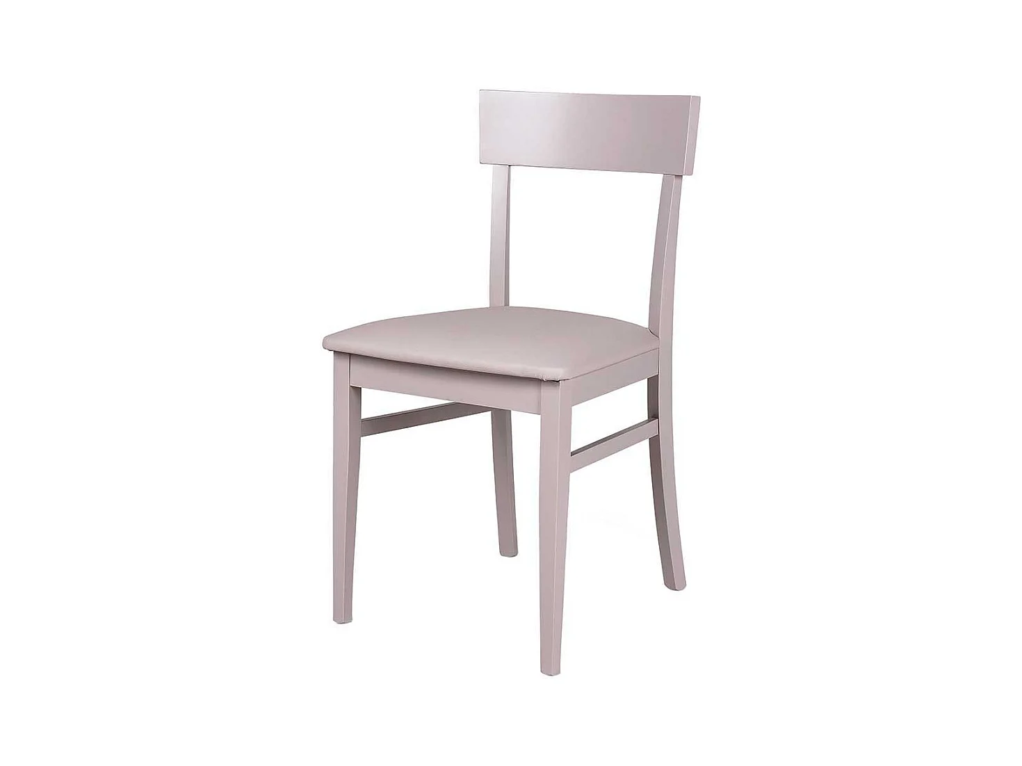 Esstischstuhl in Hellgrau Buche Massivholz (2er Set)