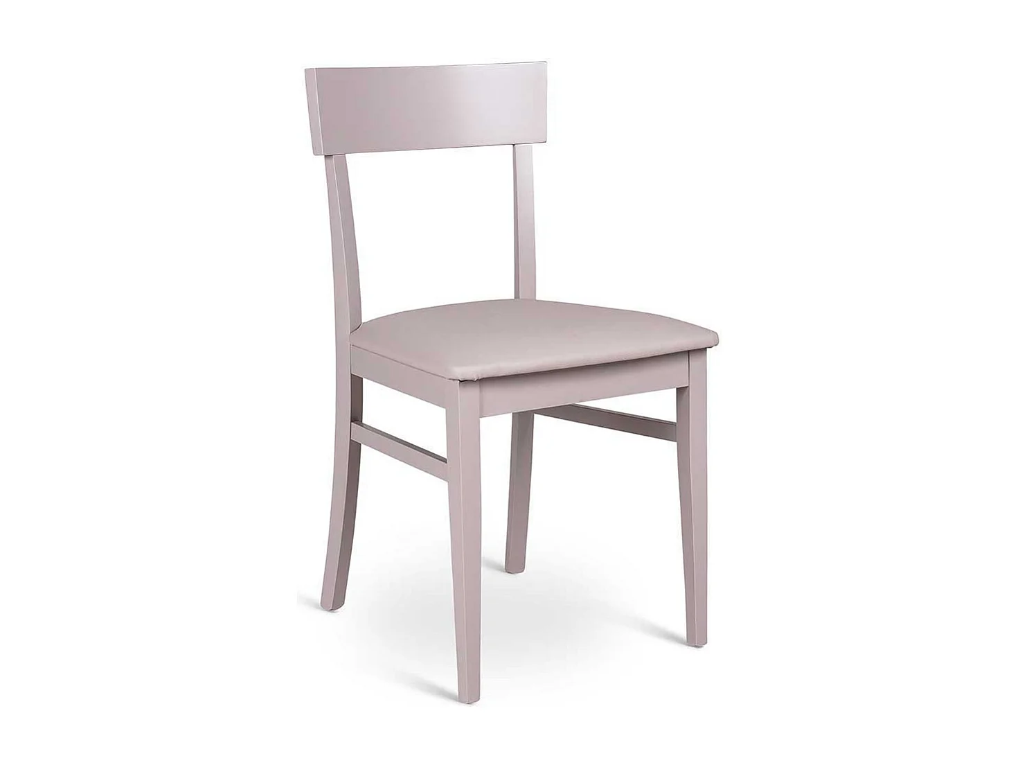 Esstischstuhl in Hellgrau Buche Massivholz (2er Set)