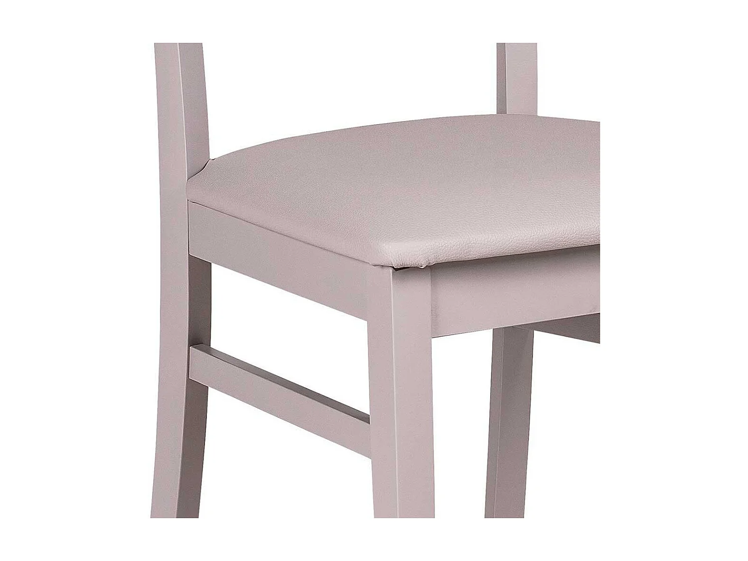 Esstischstuhl in Hellgrau Buche Massivholz (2er Set)