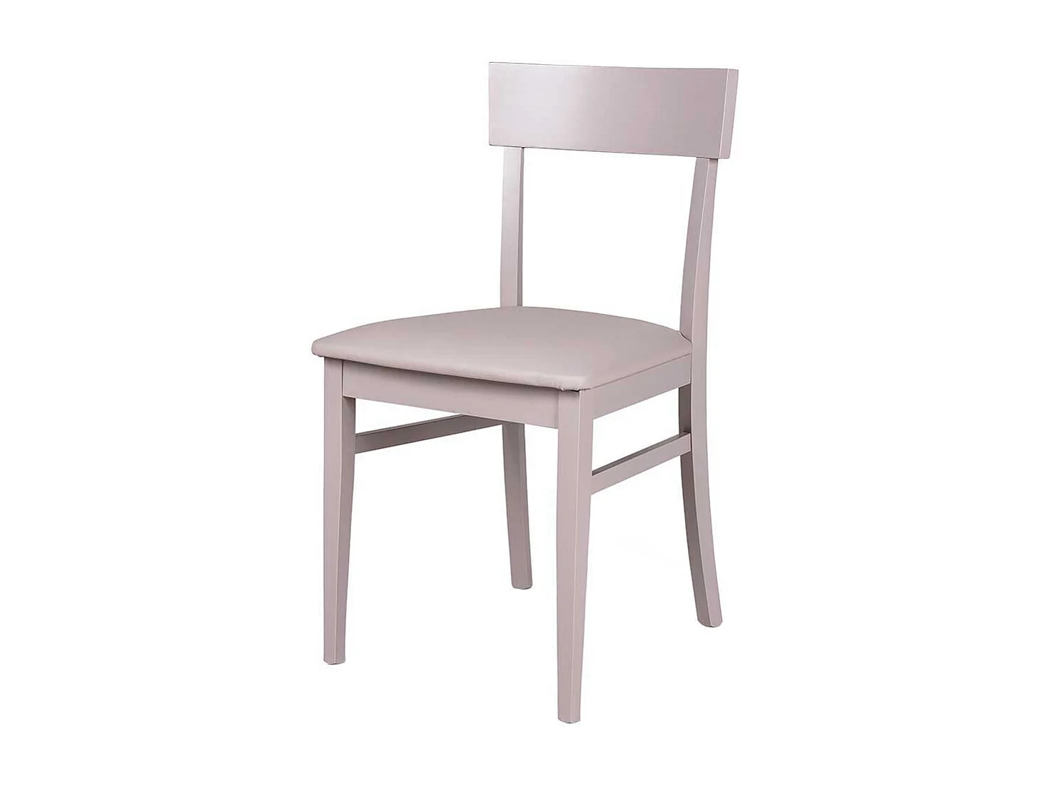 Esstischstuhl in Hellgrau Buche Massivholz (2er Set)