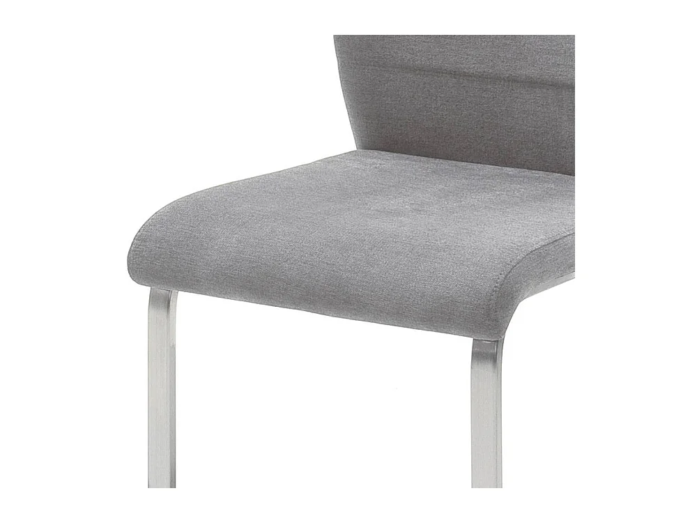 Esstischstuhl Swingstuhl aus Edelstahl und Webstoff (2er Set)