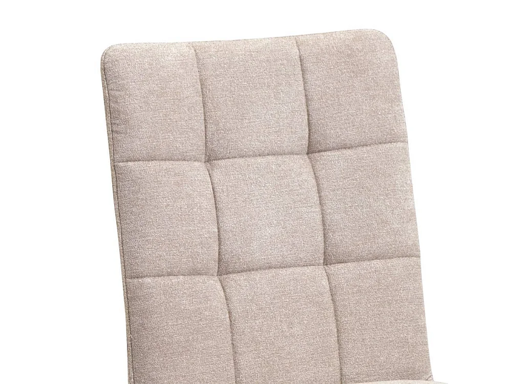 Polsterstuhl Esszimmerstuhl aus Flockstoff mit Gestell aus Massivholz (2er Set)