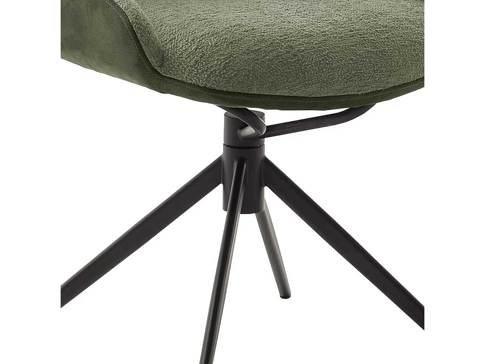 Esstisch Stühle in Oliv Grün Taschenfederkern (2er Set)