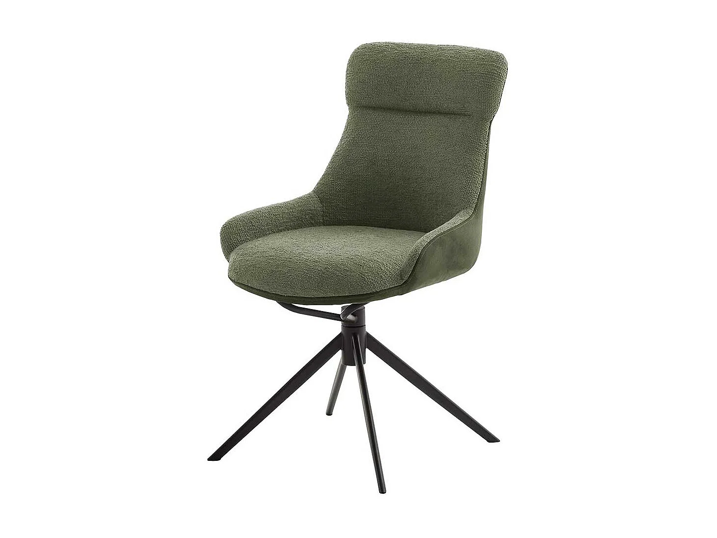 Esstisch Stühle in Oliv Grün Taschenfederkern (2er Set)