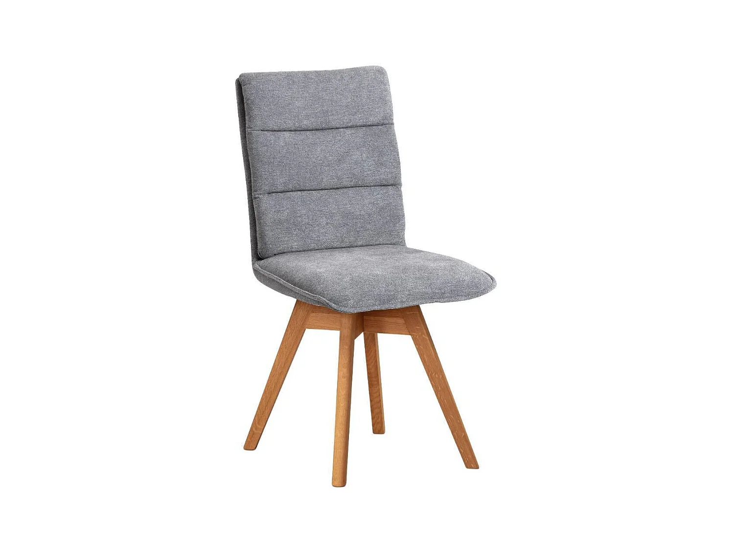 Esszimmerstuhl Polsterstuhl in Grau drehbar (2er Set)