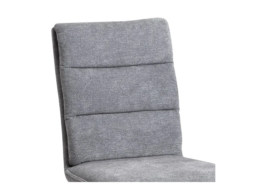 Esszimmerstuhl Polsterstuhl in Grau drehbar (2er Set)