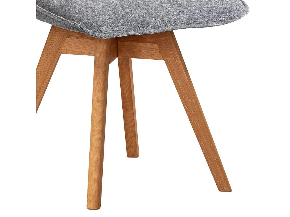 Esszimmerstuhl Polsterstuhl in Grau drehbar (2er Set)