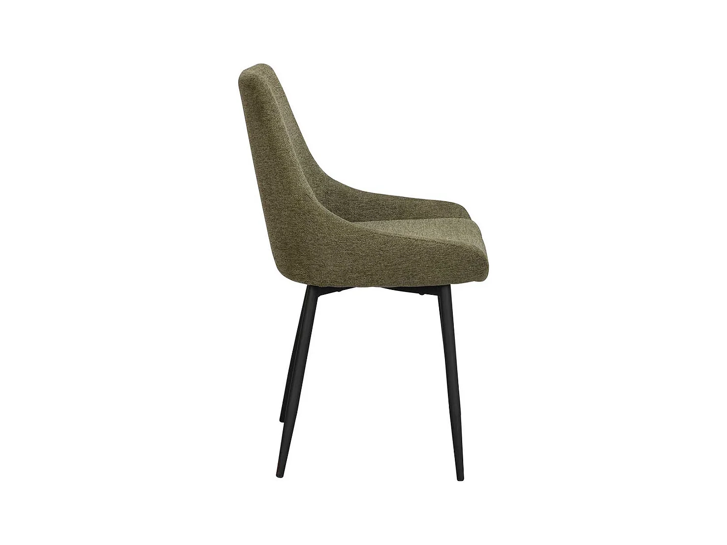 Esstisch Stühle mit Gestell aus Metall schwarz modernem Design (2er Set)