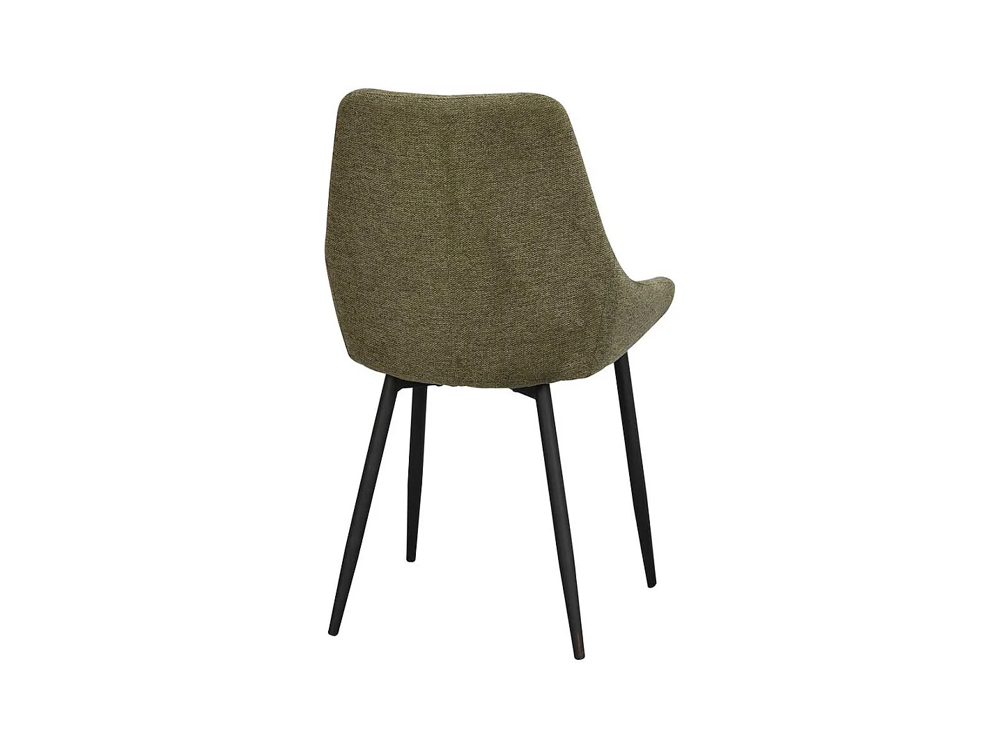 Esstisch Stühle mit Gestell aus Metall schwarz modernem Design (2er Set)