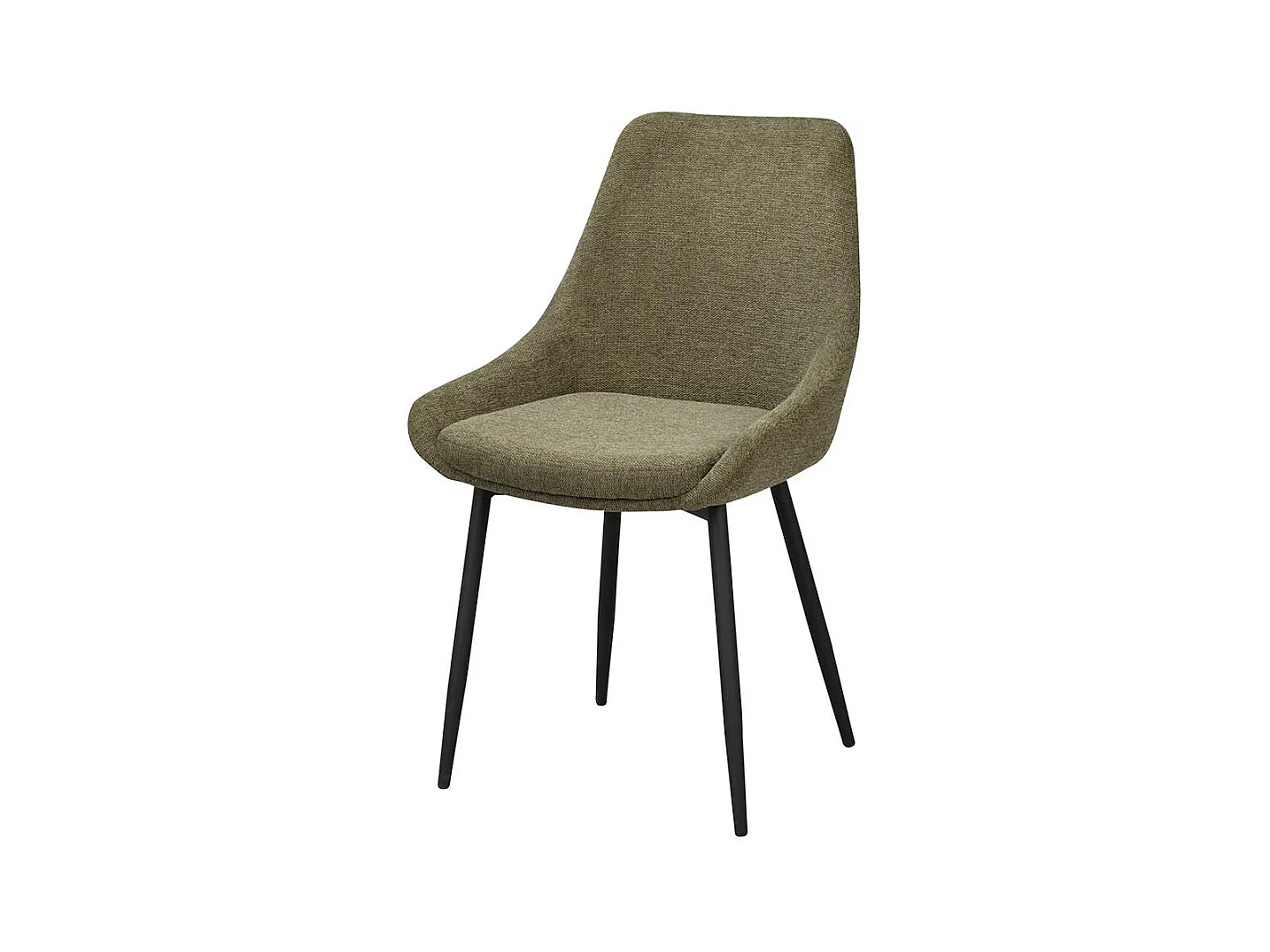 Esstisch Stühle mit Gestell aus Metall schwarz modernem Design (2er Set)