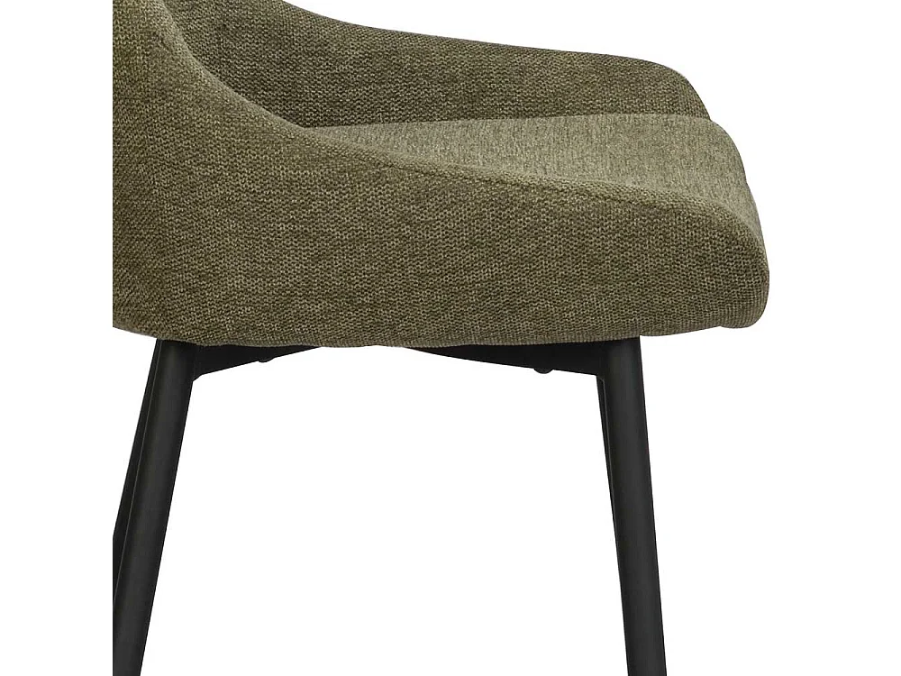 Esstisch Stühle mit Gestell aus Metall schwarz modernem Design (2er Set)