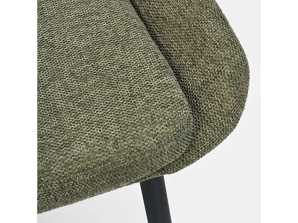 Esstisch Stühle mit Gestell aus Metall schwarz modernem Design (2er Set)