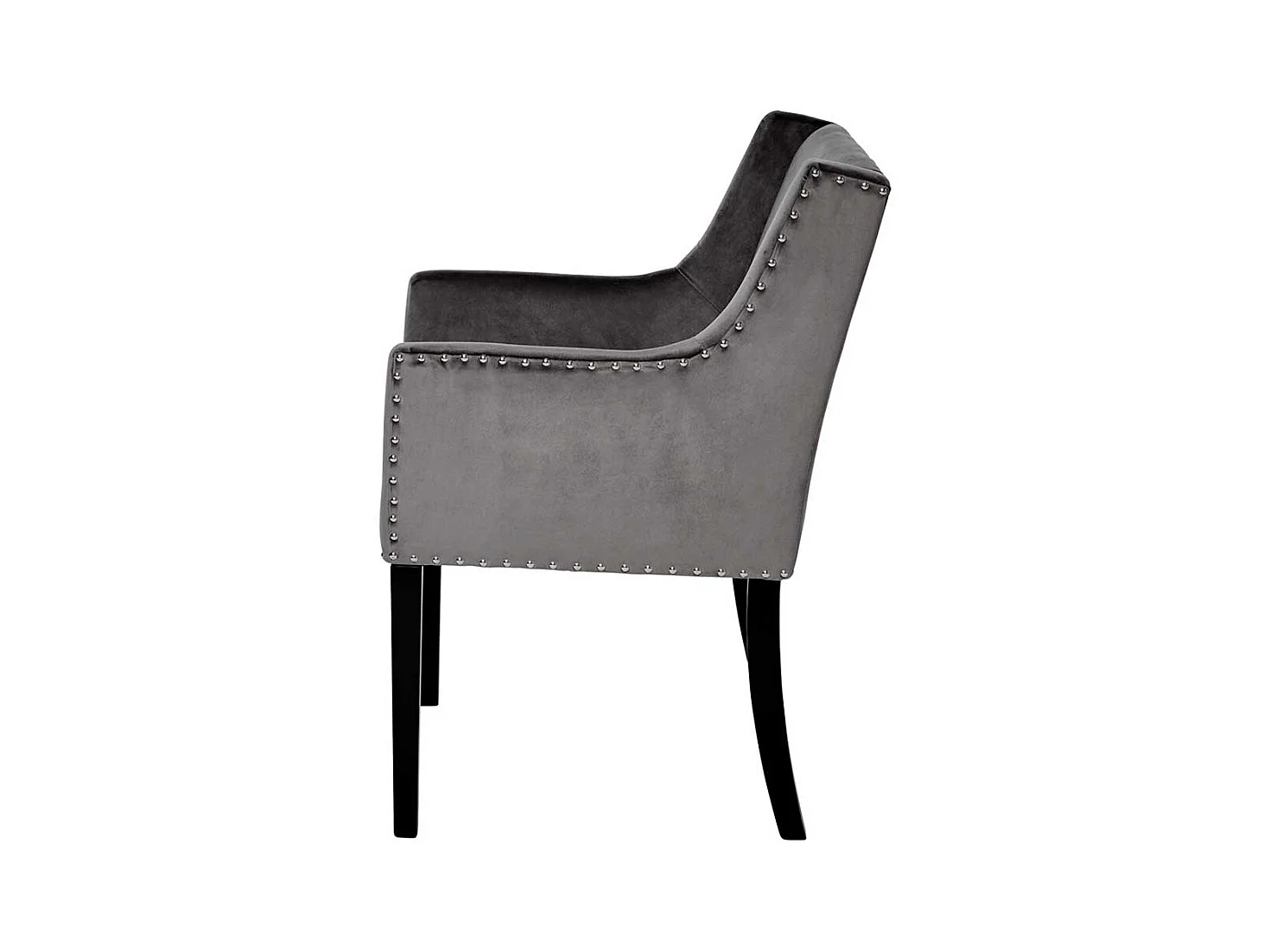 Esszimmerarmlehnstuhl Stuhl in Anthrazit 50 cm Sitzhöhe