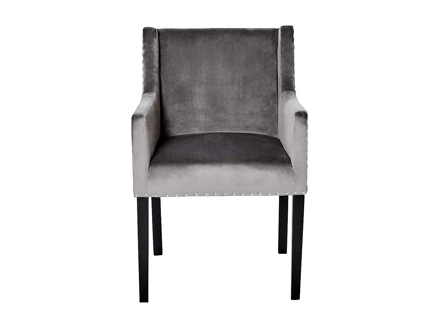 Esszimmerarmlehnstuhl Stuhl in Anthrazit 50 cm Sitzhöhe