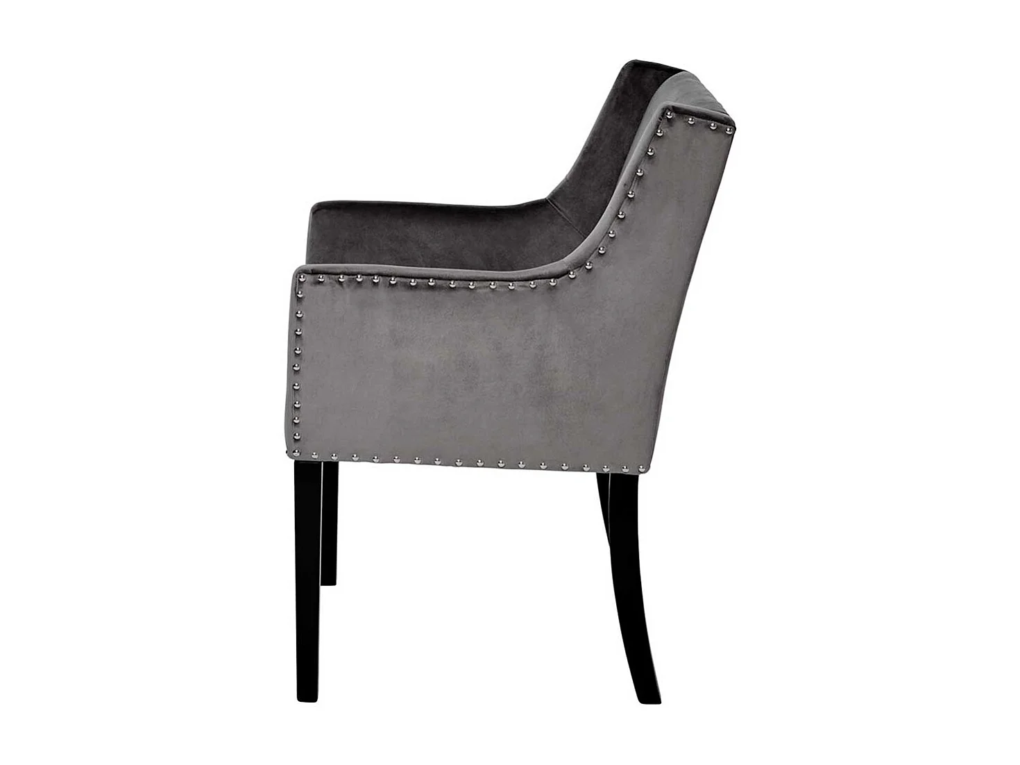 Esszimmerarmlehnstuhl Stuhl in Anthrazit 50 cm Sitzhöhe