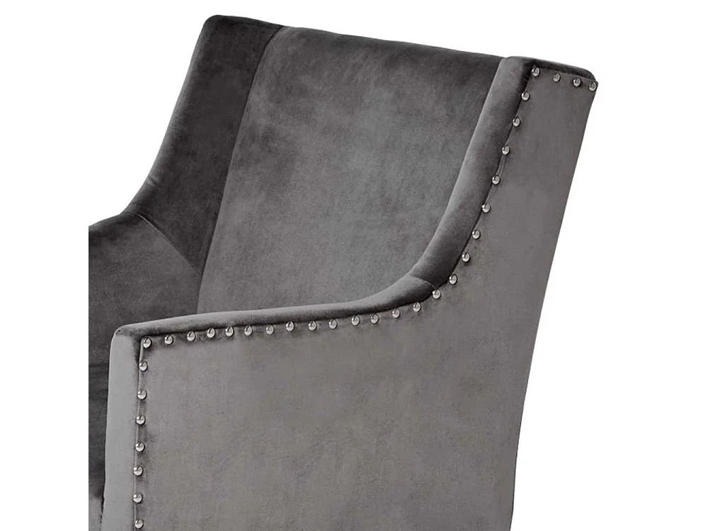 Esszimmerarmlehnstuhl Stuhl in Anthrazit 50 cm Sitzhöhe