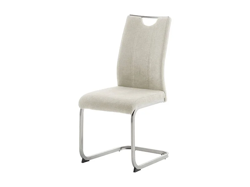 Schwingstuhl Esstischstuhl aus Webstoff mit hoher R�ckenlehne (4er Set)