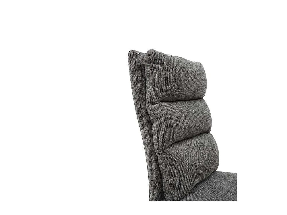 Freischwinger in modernem Design Hellgrau und Schwarz (2er Set)