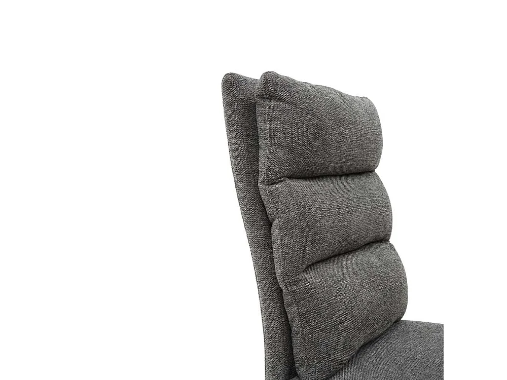 Freischwinger in modernem Design Hellgrau und Schwarz (2er Set)