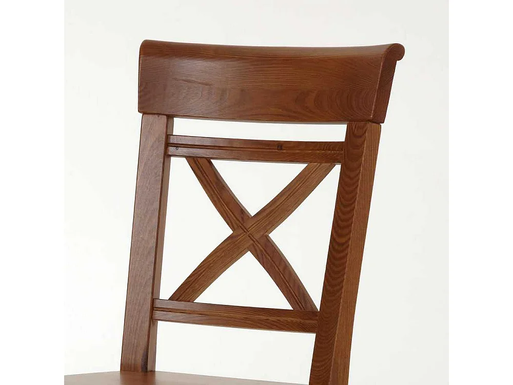 Hochlehner in Bernsteinfarben Kiefer Massivholz (2er Set)