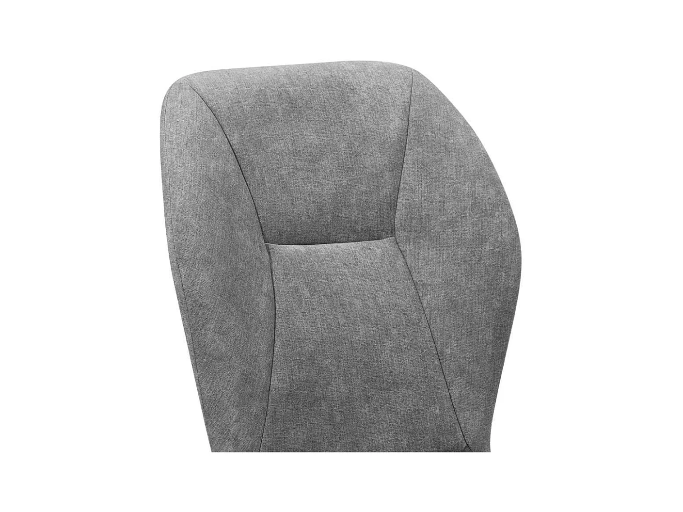 Polsterstuhl Esstischstuhl in Grau mit Gestell aus Metall (2er Set)