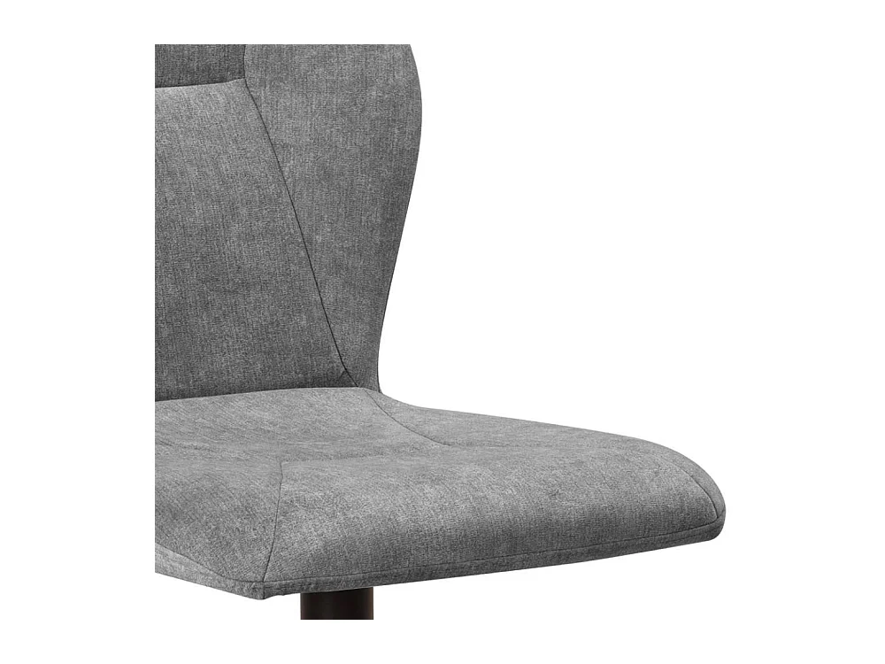 Polsterstuhl Esstischstuhl in Grau mit Gestell aus Metall (2er Set)