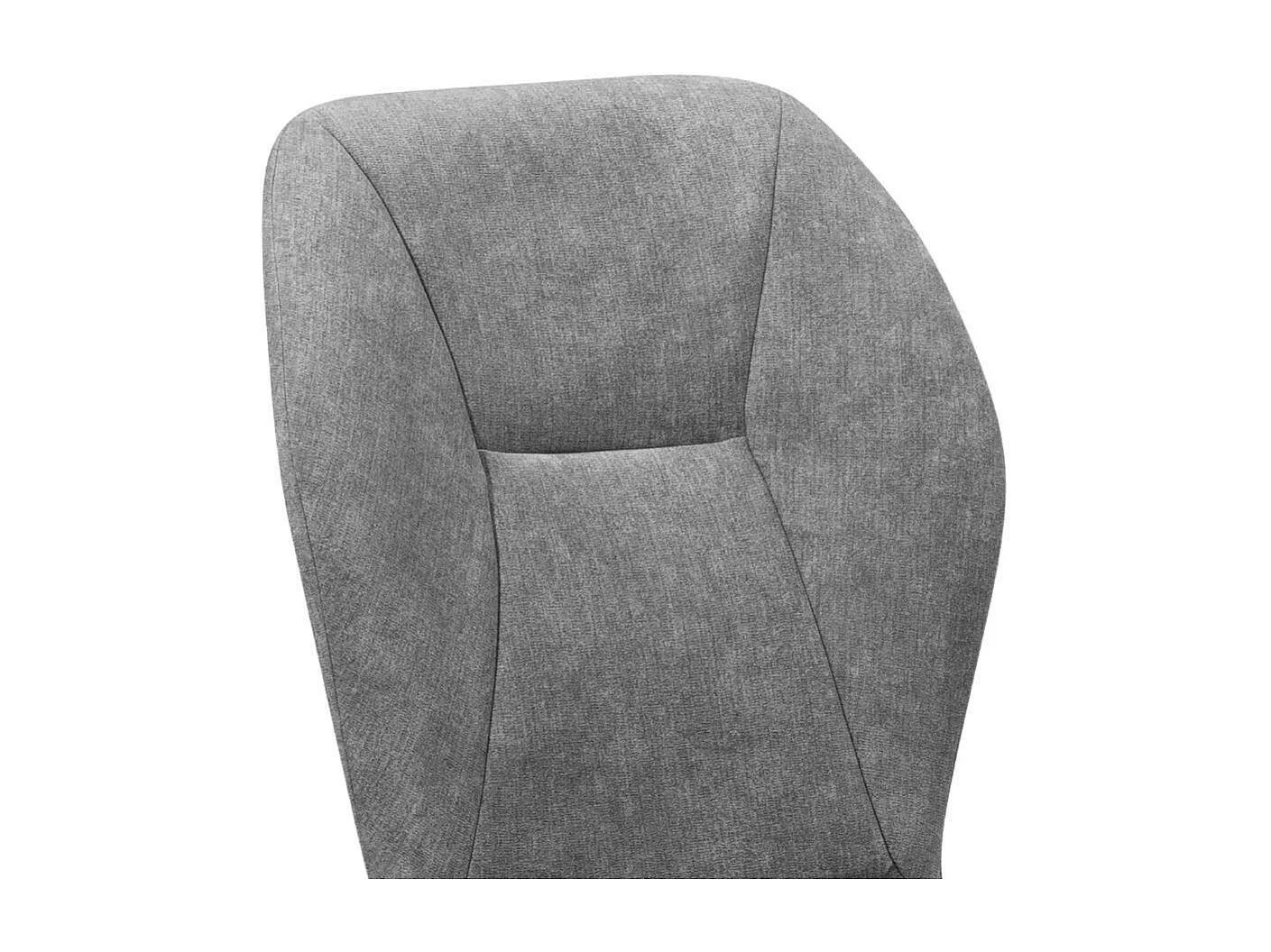 Polsterstuhl Esstischstuhl in Grau mit Gestell aus Metall (2er Set)