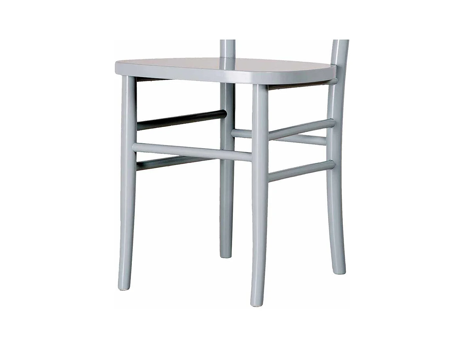 Esszimmerstuhl in Hellgrau Buche (2er Set)