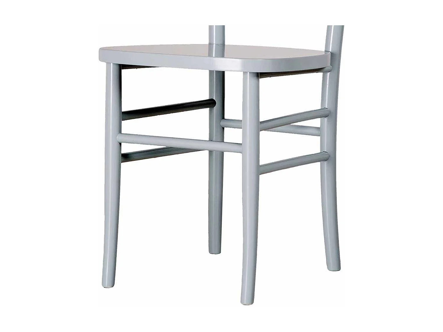 Esszimmerstuhl in Hellgrau Buche (2er Set)