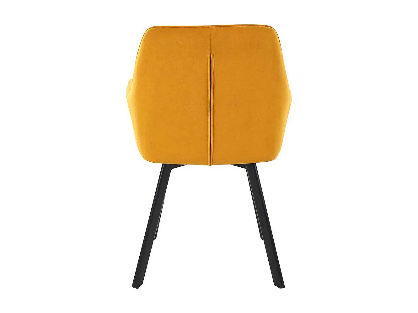 Armlehner Set modern in Gelb und Schwarz Samt und Metall (2er Set)