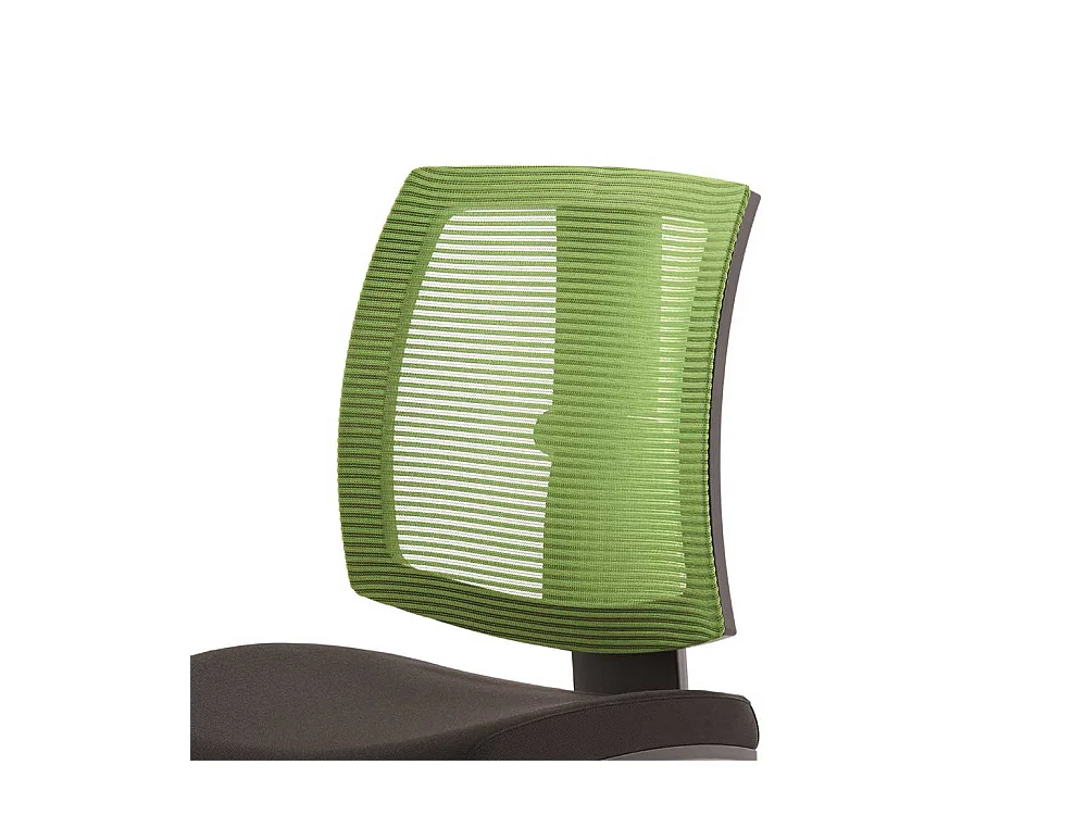 Bürostuhl in Grün Schwarz Netzrücken