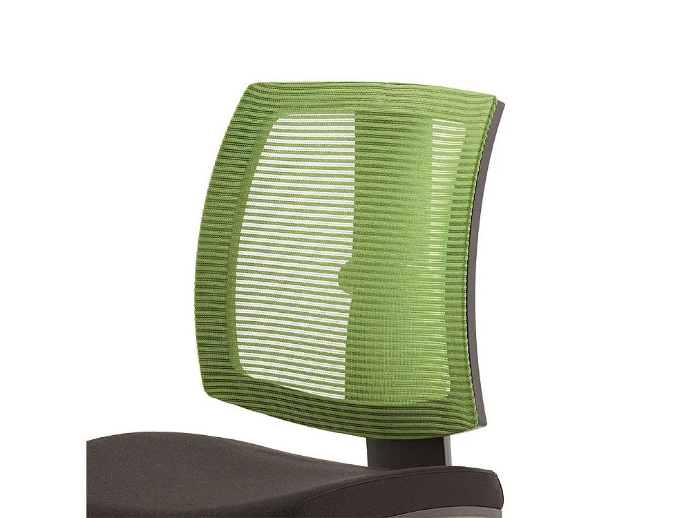 Bürostuhl in Grün Schwarz Netzrücken