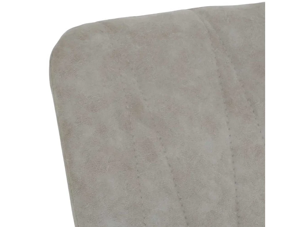 Esszimmerarmlehnstuhl in Hellgrau drehbares Metallgestell (2er Set)