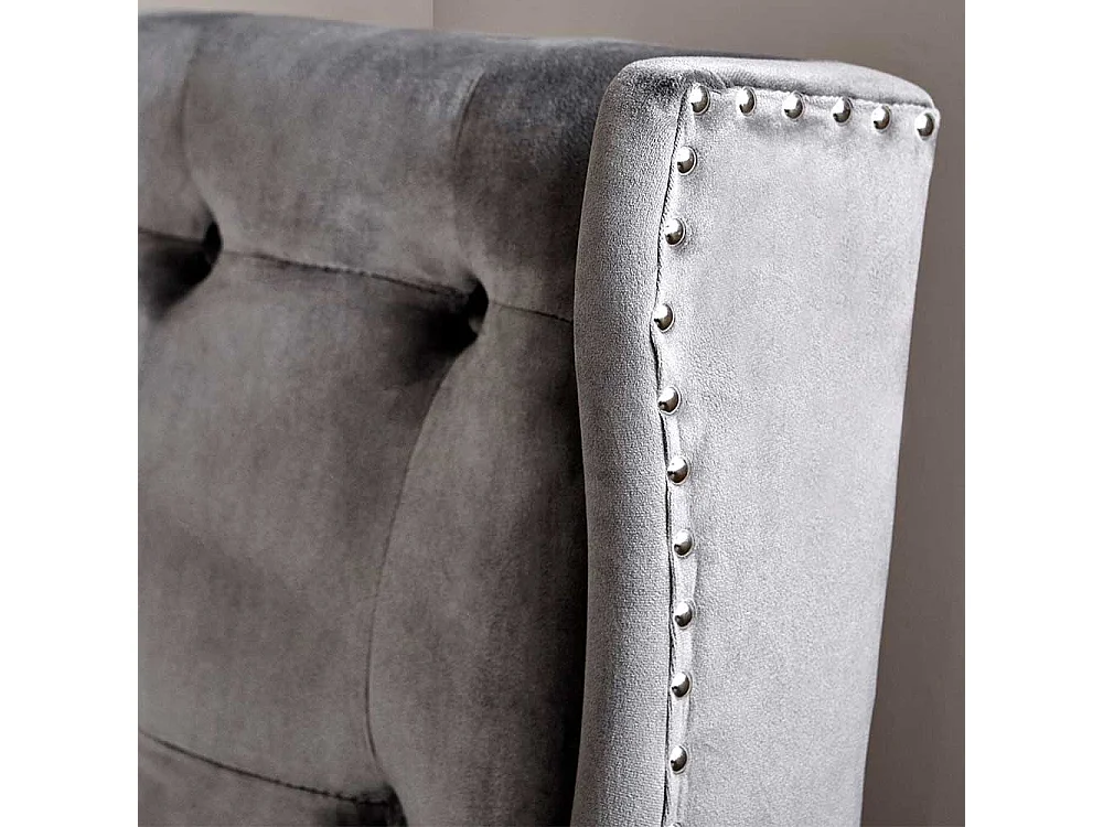 Essstuhl Stuhl im klassischen Stil in Anthrazit