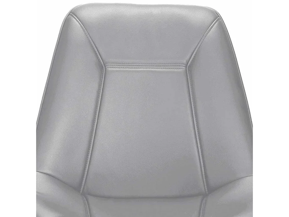 Höhenverstellbarer Computerstuhl aus Kunstleder Metall