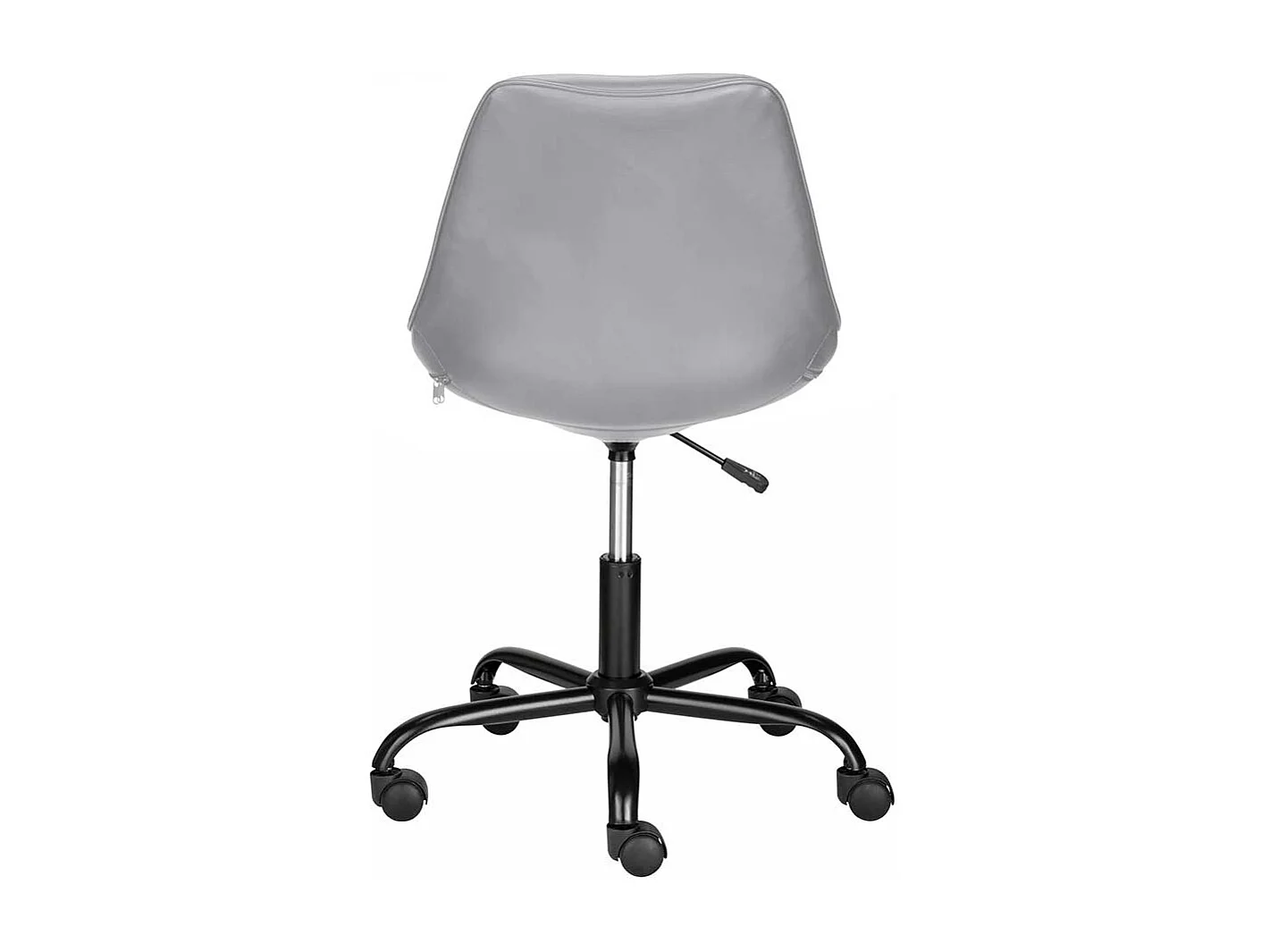 Höhenverstellbarer Computerstuhl aus Kunstleder Metall