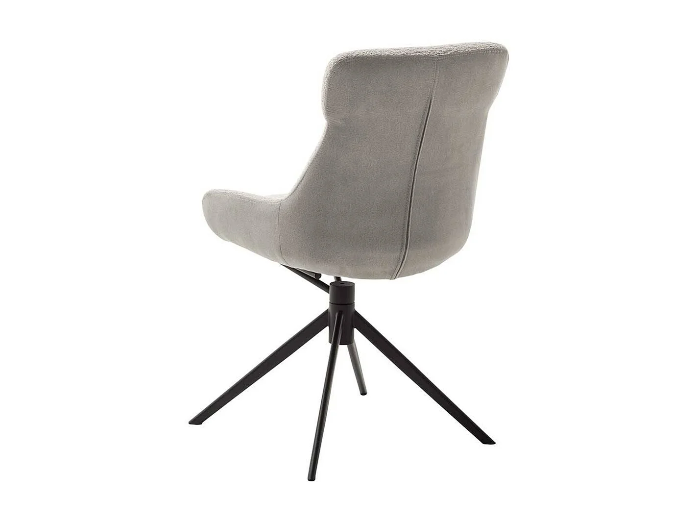 Esszimmerstuhl drehbar gepolsterter Rückenlehne (2er Set)