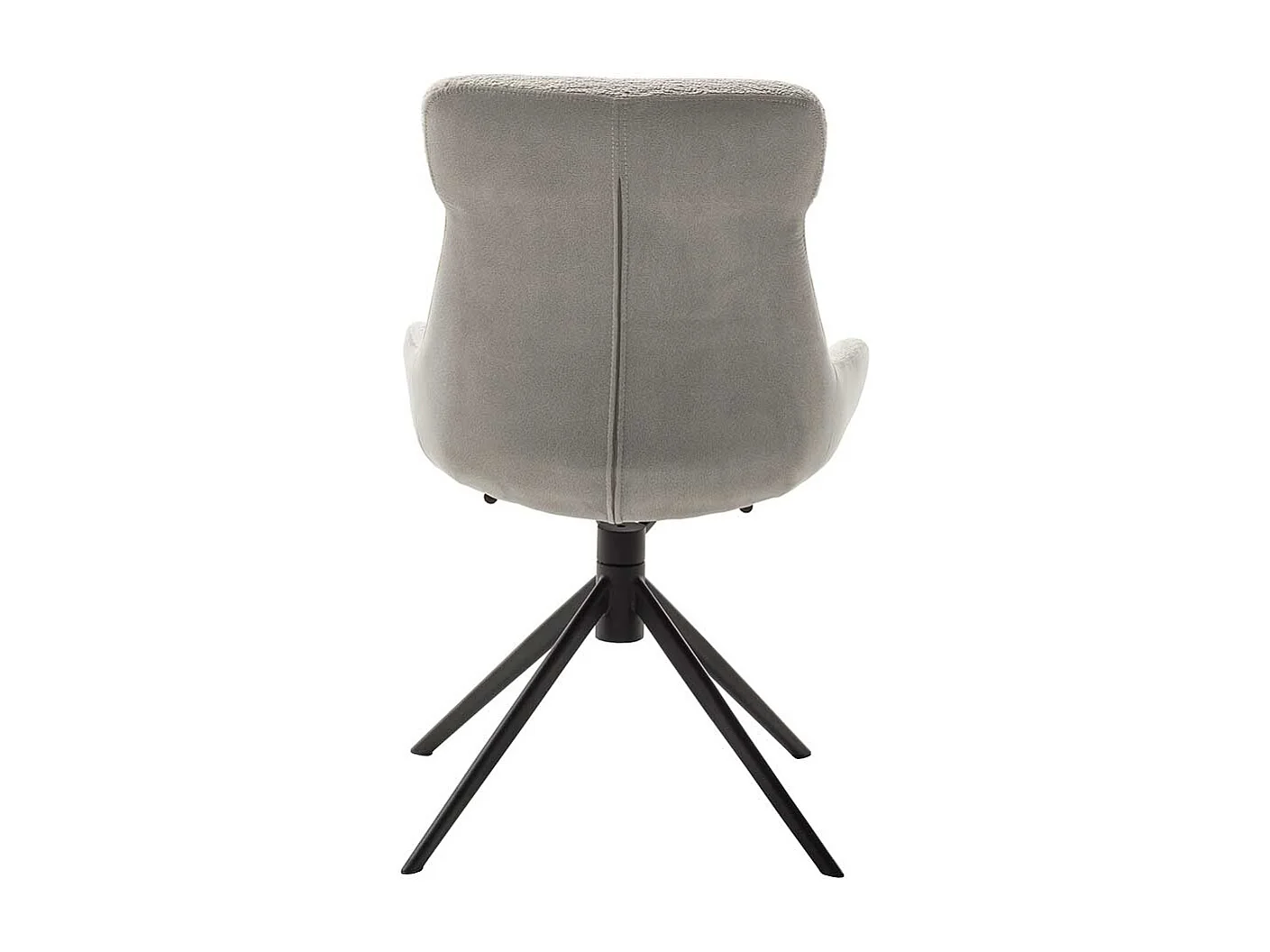 Esszimmerstuhl drehbar gepolsterter Rückenlehne (2er Set)