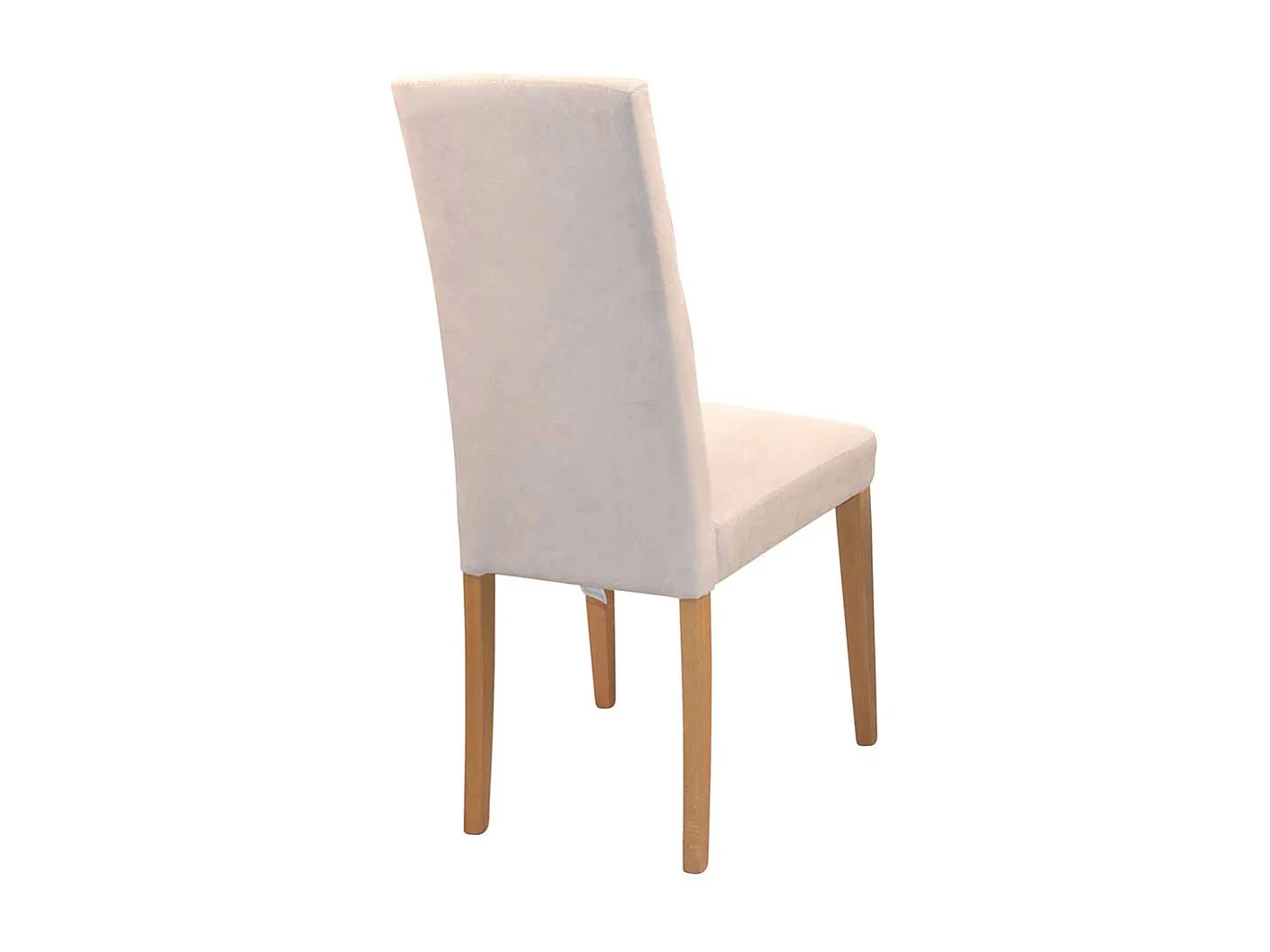 Esszimmer Hochlehner in Beige Kunstleder Eichefarben (2er Set)