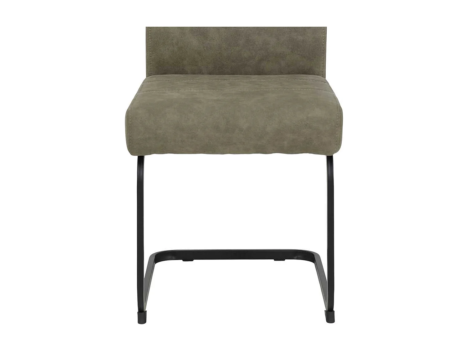 Freischwinger in Schlammfarben und Schwarz hoher Lehne (Set)