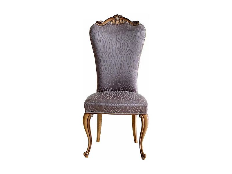 Polsterstuhl Esszimmer hohe Lehne in italienischem Design 53 cm breit