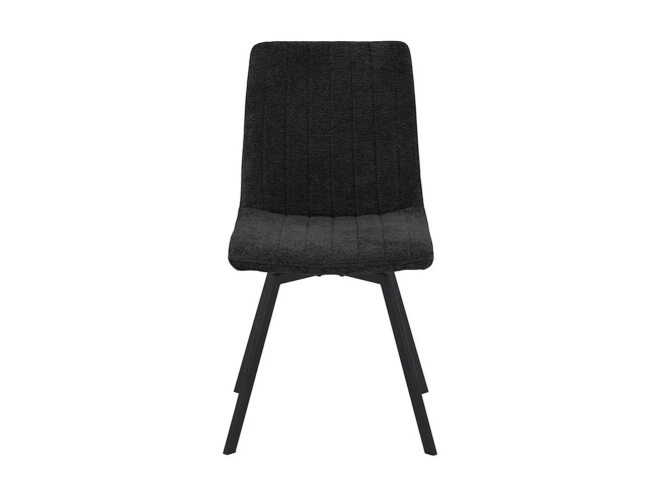 Esstisch Stühle mit Gestell aus Metall Anthrazit (2er Set)