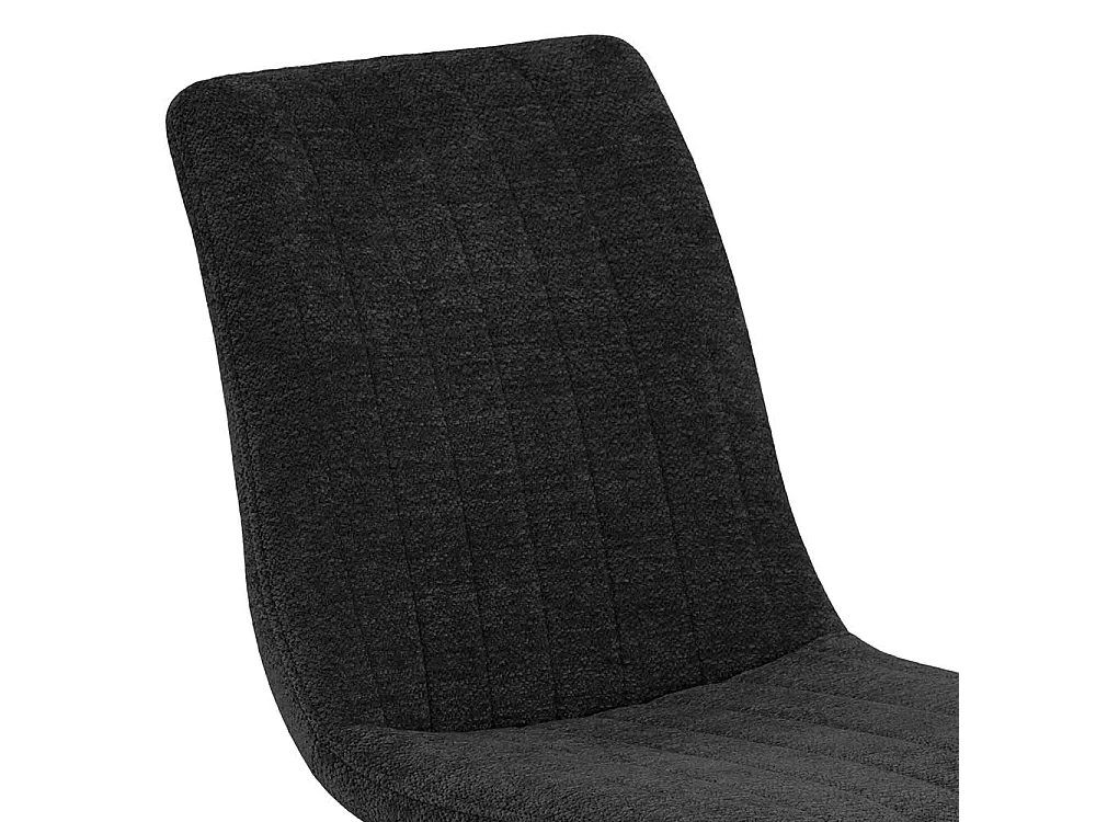 Esstisch Stühle mit Gestell aus Metall Anthrazit (2er Set)