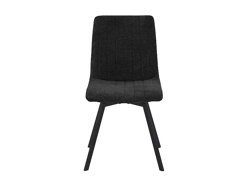 Esstisch Stühle mit Gestell aus Metall Anthrazit (2er Set)