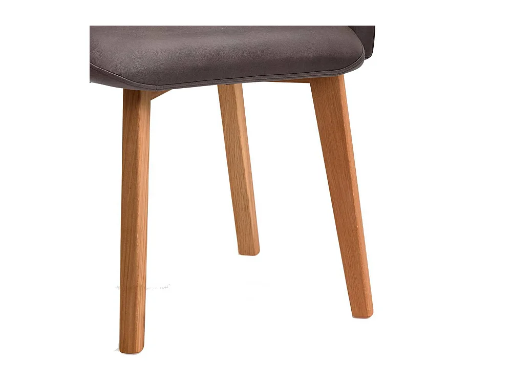 Armlehnstuhl Polsterstuhl Esszimmer aus Microfaser mit gepolsterter Rückenlehne