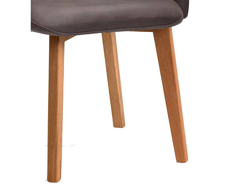 Armlehnstuhl Polsterstuhl Esszimmer aus Microfaser mit gepolsterter Rückenlehne