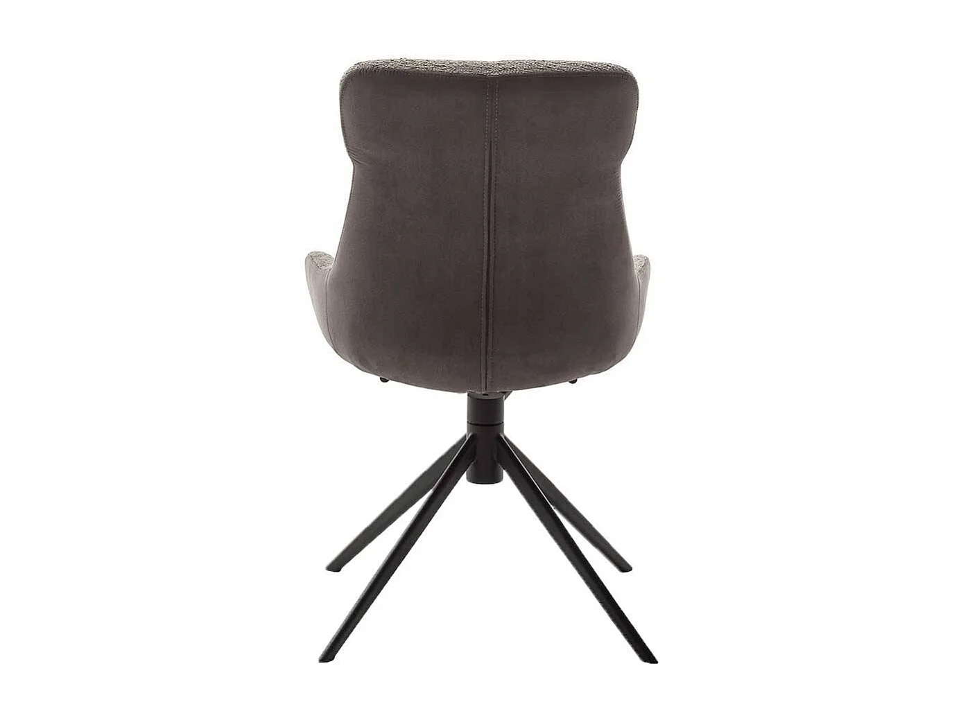 Esszimmerstuhl drehbar Boucle und Webstoff (2er Set)