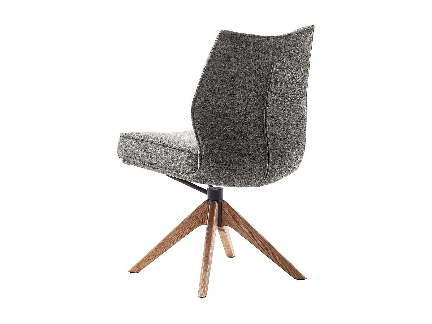 Stuhl Esszimmer Esstischstuhl mit hoher Rückenlehne in Anthrazit (2er Set)