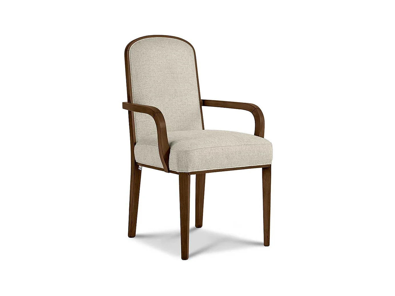 Hochwertiger Armlehnstuhl mit hoher Lehne klassischen Stil